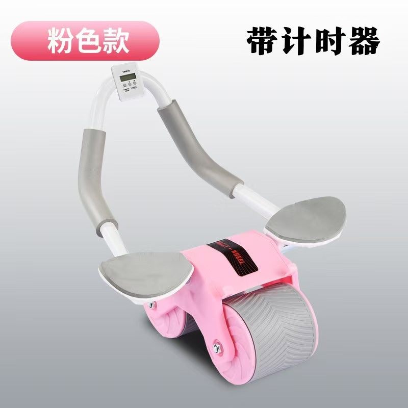 Multifunctional Abdominal Wheel for Core Training with Elbow Pads