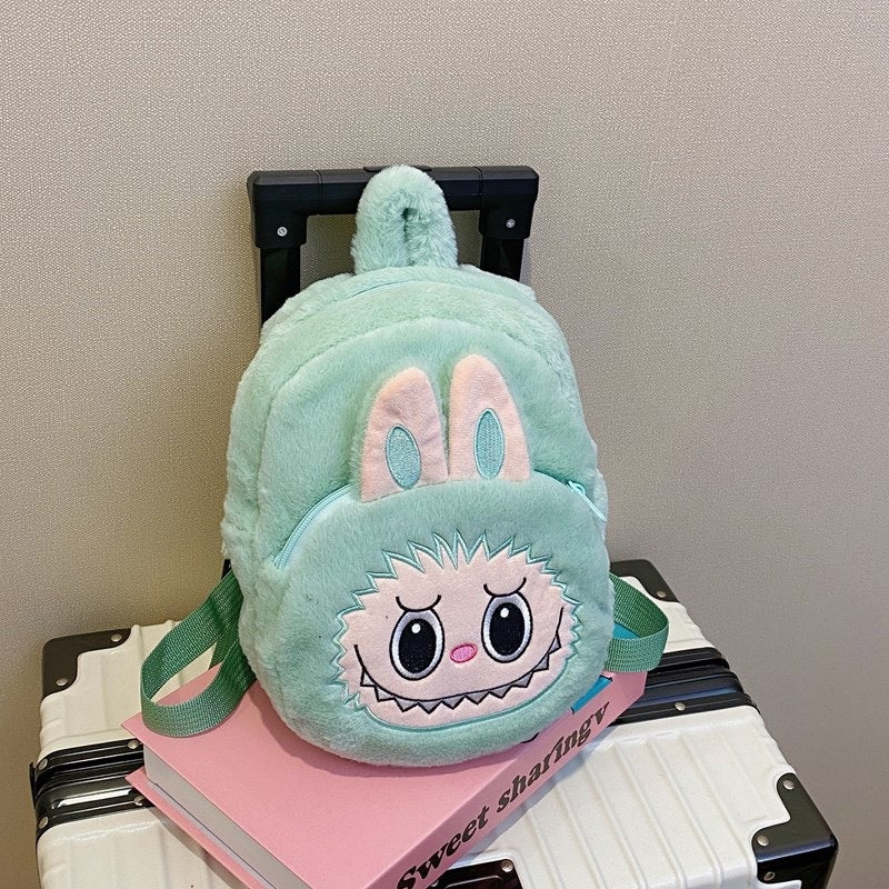 Labubu Plush Backpack | Cute Cartoon Schoolbag for Kids