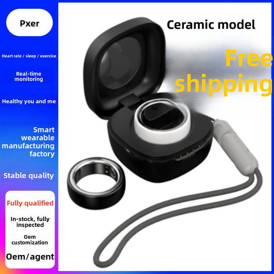 Ringr8 Smart Ceramic Ring for Heart Rate & Sleep Tracking