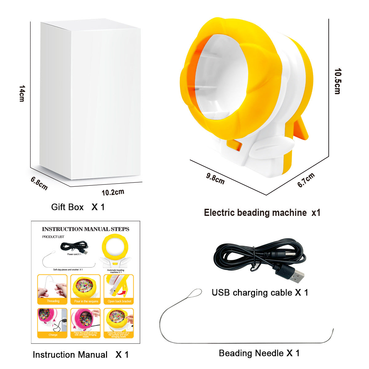 Automatic Beads Threading Machine for DIY