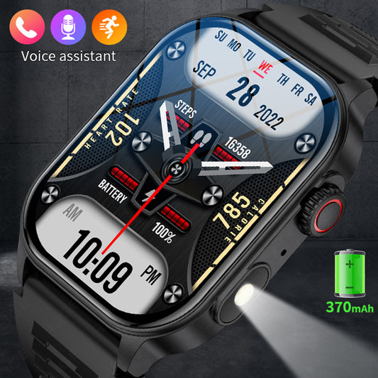 Smart Bluetooth Sports Health Monitor Watch (HR + BP + Steps)