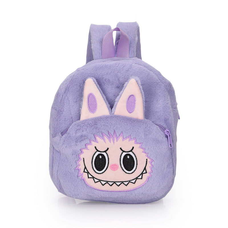 Labubu Plush Backpack | Cute Cartoon Schoolbag for Kids