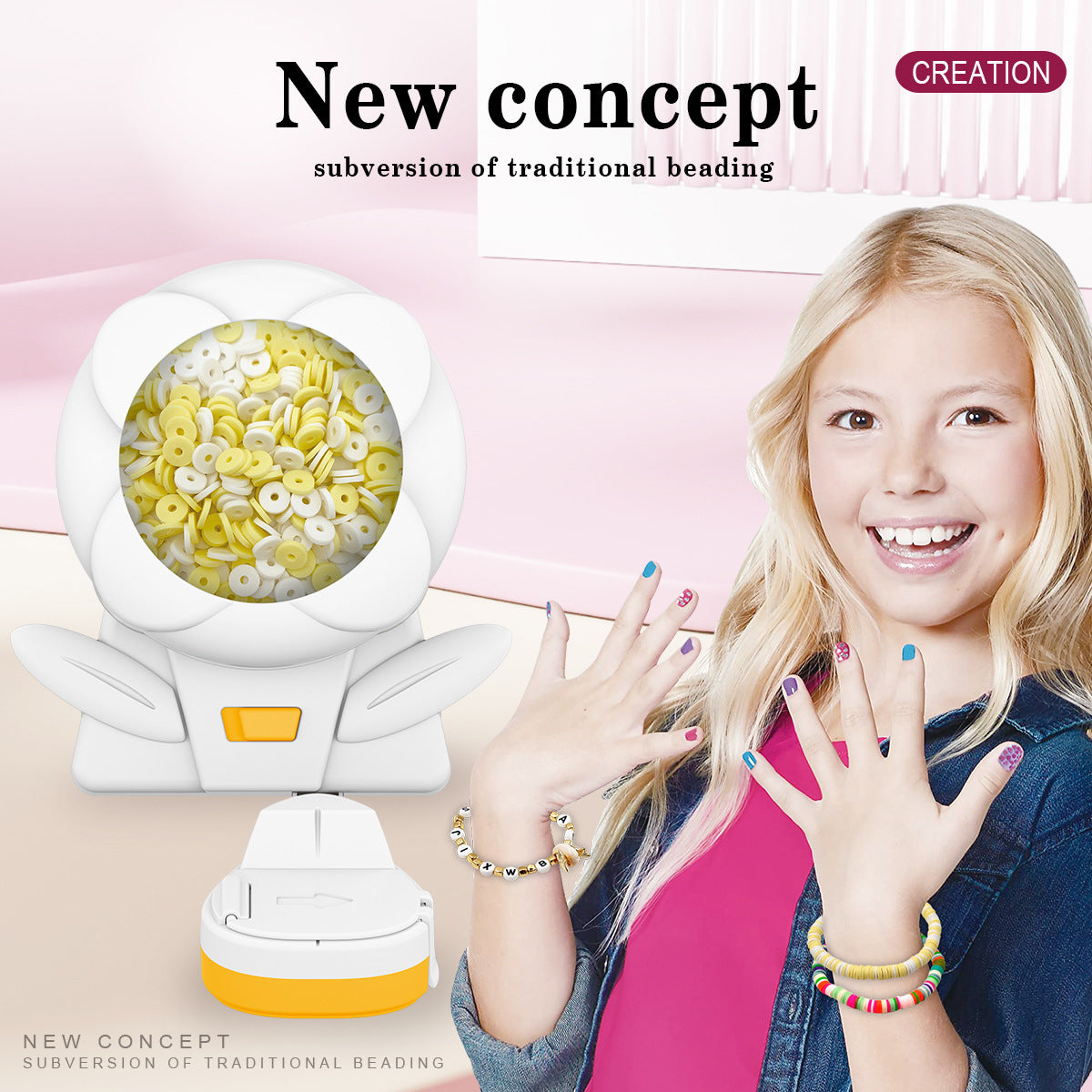 Automatic Beads Threading Machine for DIY