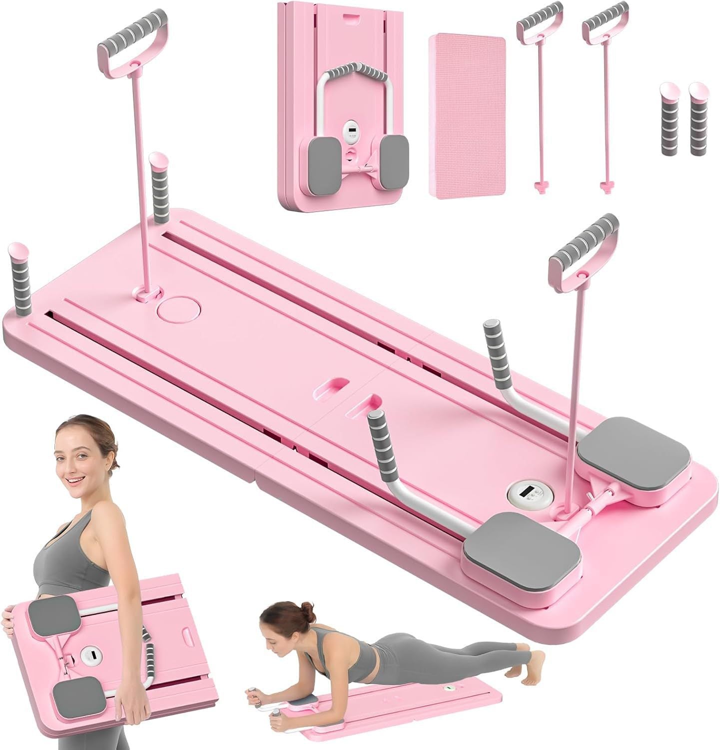Multi-functional Healthy Web Ab Wheel with Tablet Support & Straps