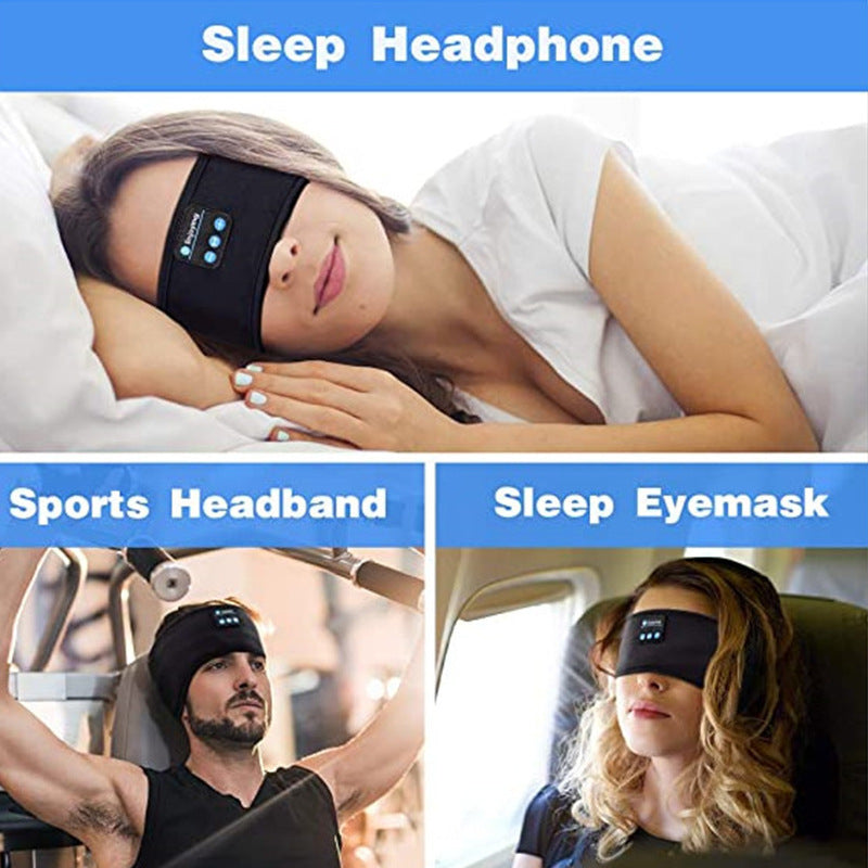 Smart Bluetooth Sleep Headband & Eye Mask – Music & Call Support