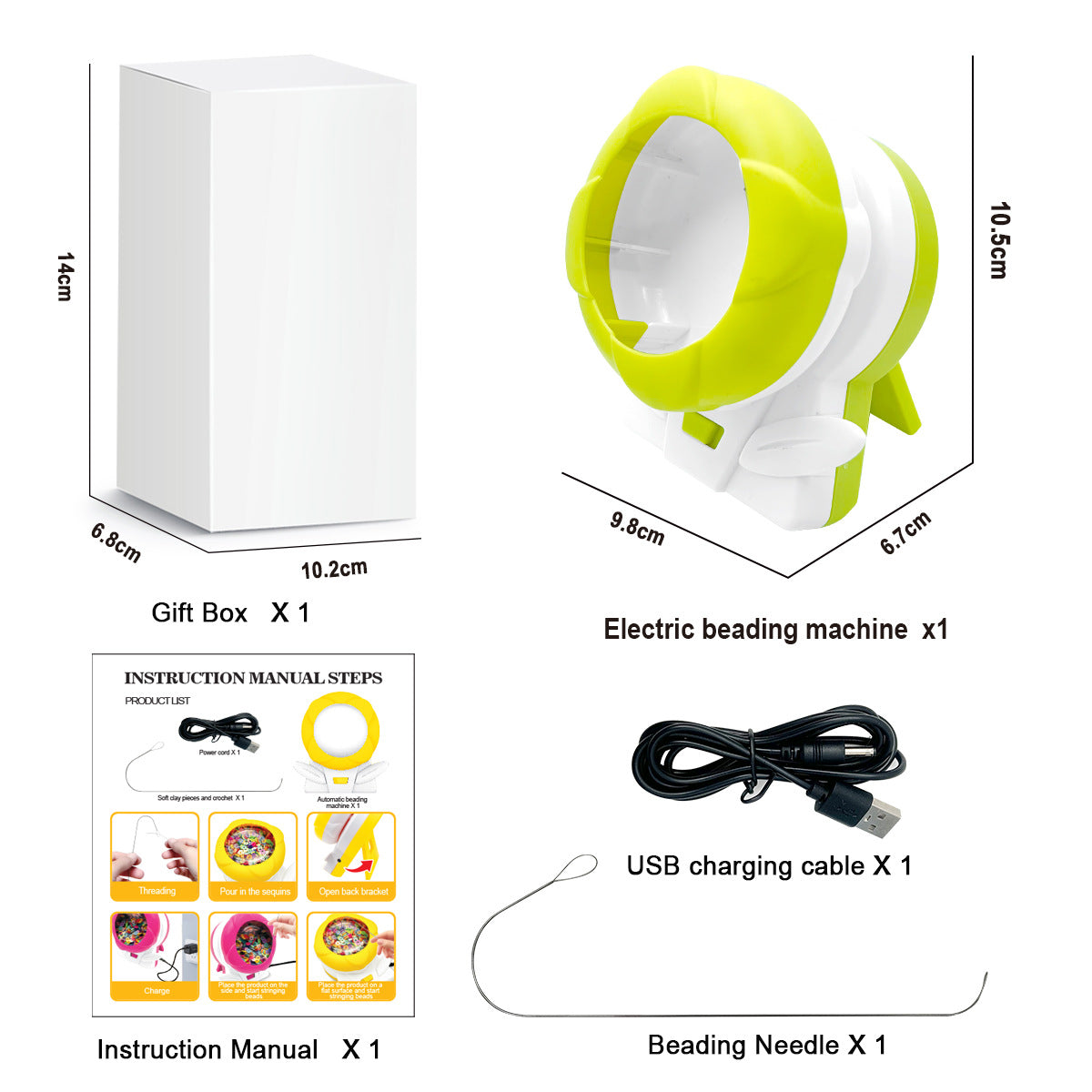Automatic Beads Threading Machine for DIY
