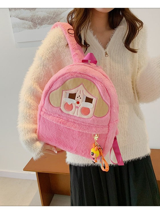 Labubu Plush Doll Fashionable Side Bag – Cute Popmart Crossbody Shoulder Bag