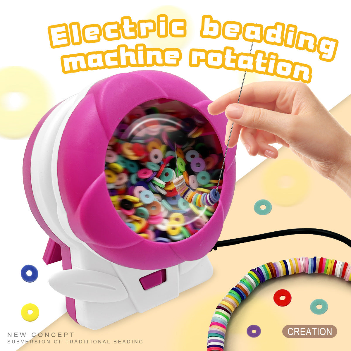 Automatic Beads Threading Machine for DIY