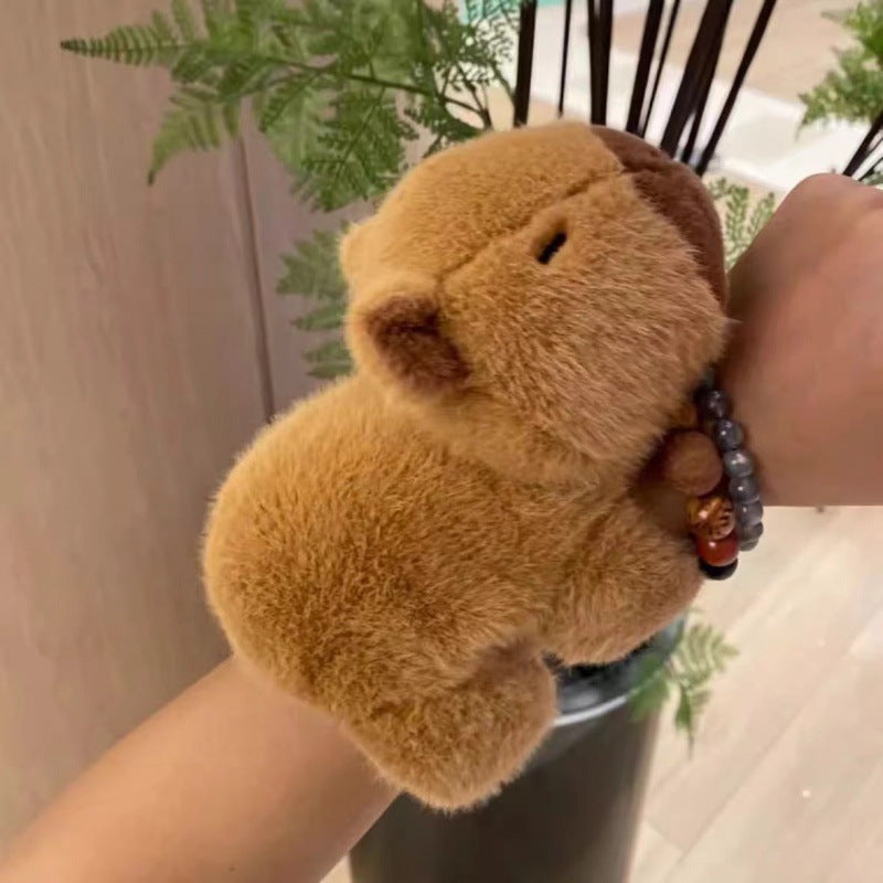 Type 2 - Cute Capybara Plush Doll Bracelet – Wristband & Car Hanging Toy