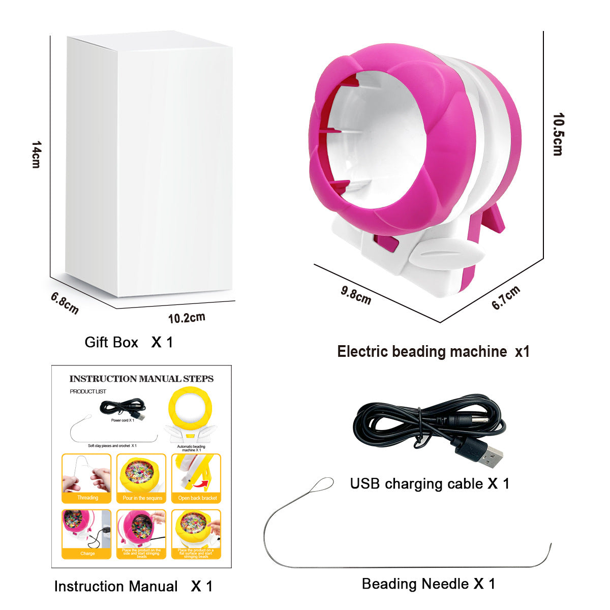 Automatic Beads Threading Machine for DIY
