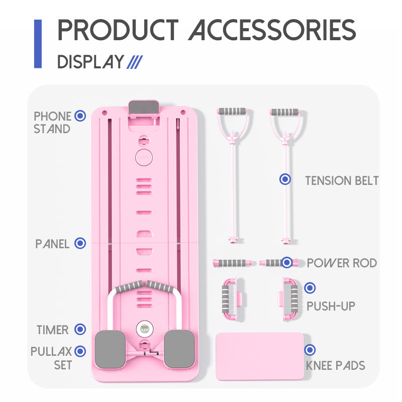 Multi-functional Healthy Web Ab Wheel with Tablet Support & Straps