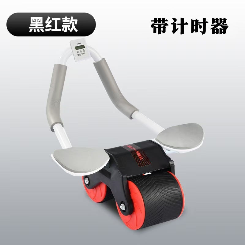Multifunctional Abdominal Wheel for Core Training with Elbow Pads
