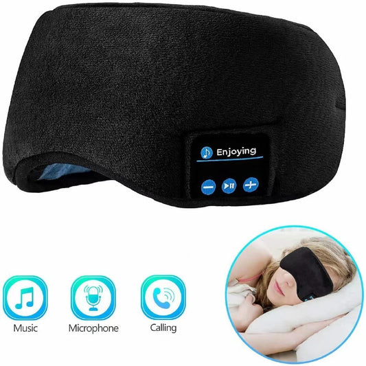 Sleep mask with Bluetooth controls and music player